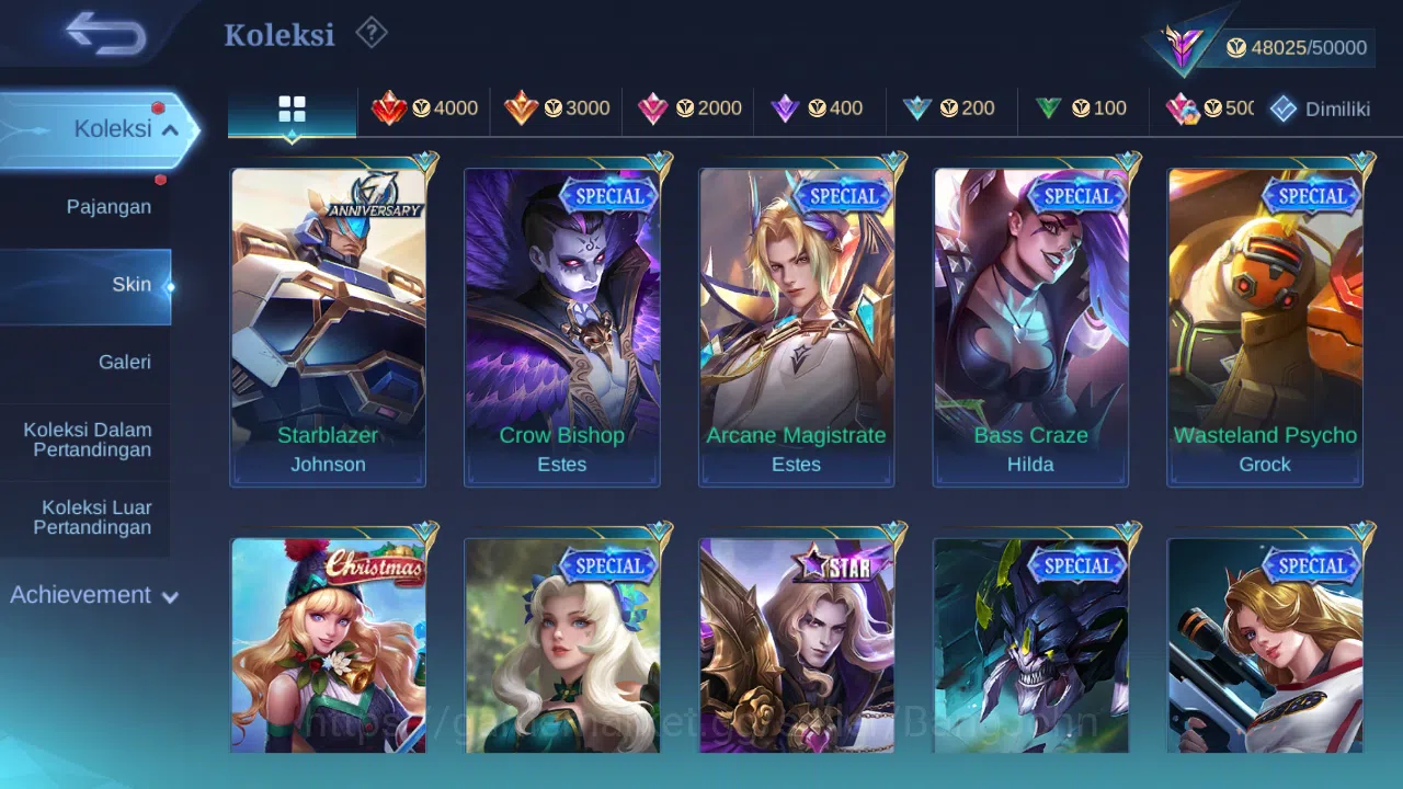 Mobile Legends: Bang Bang Accounts Hero 132 Skin 222 | Luckybox Karina | CC Natalia | image 11