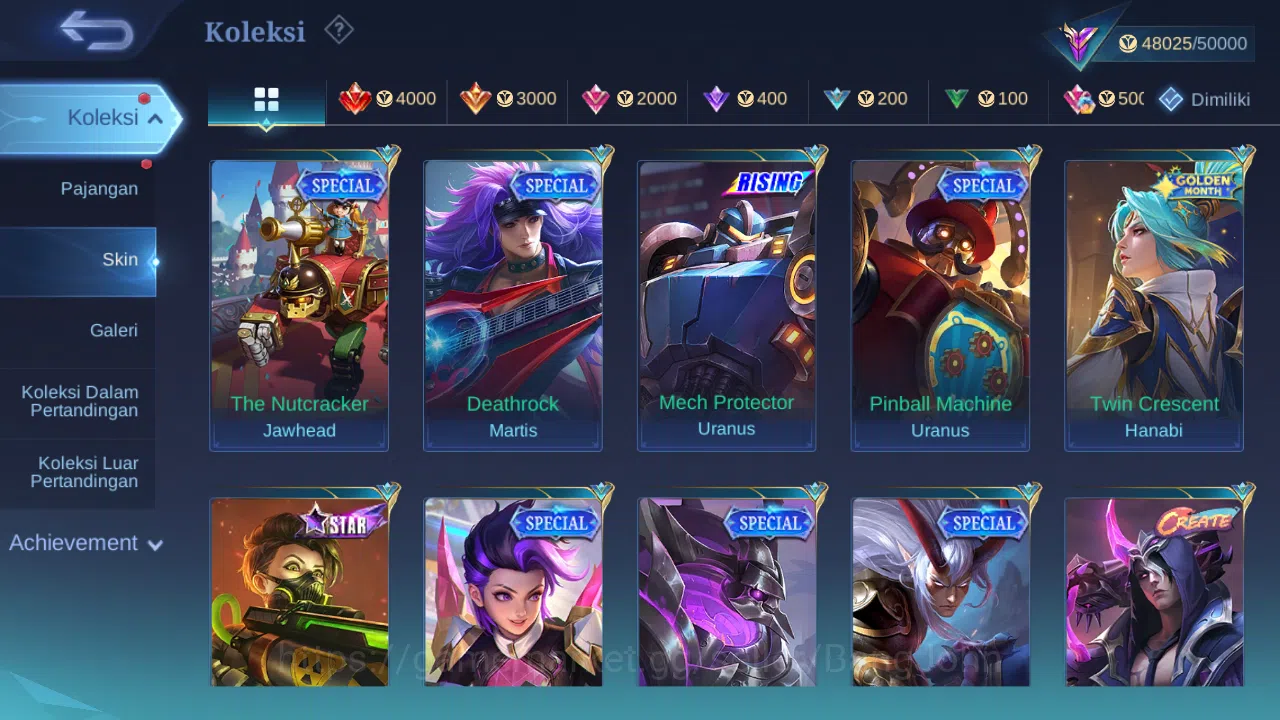 Mobile Legends: Bang Bang Accounts Hero 132 Skin 222 | Luckybox Karina | CC Natalia | image 12