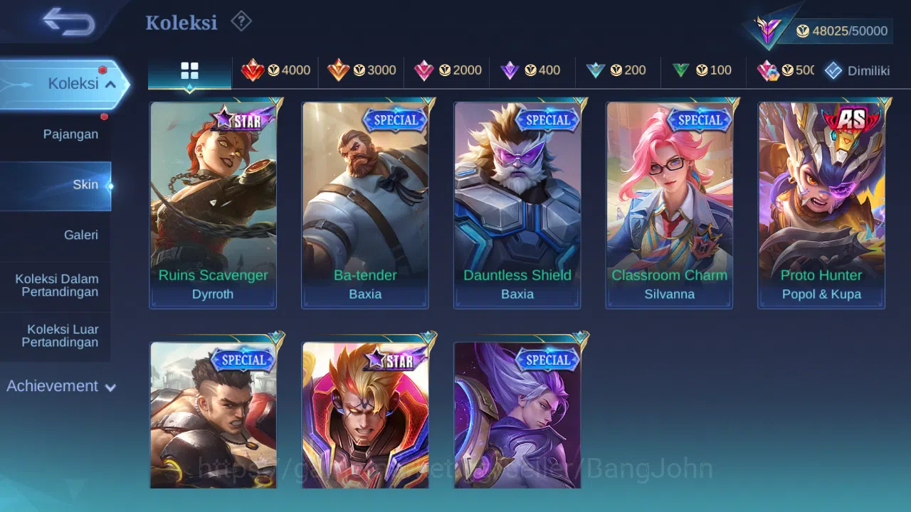 Mobile Legends: Bang Bang Accounts Hero 132 Skin 222 | Luckybox Karina | CC Natalia | image 13