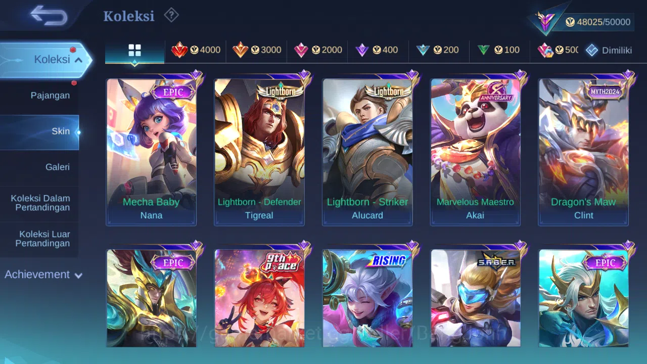 Mobile Legends: Bang Bang Accounts Hero 132 Skin 222 | Luckybox Karina | CC Natalia | image 4