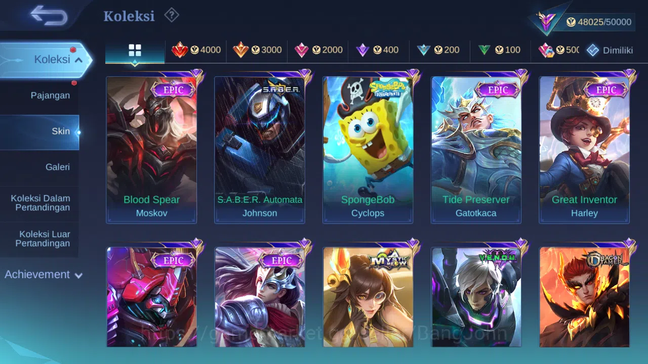 Mobile Legends: Bang Bang Accounts Hero 132 Skin 222 | Luckybox Karina | CC Natalia | image 6