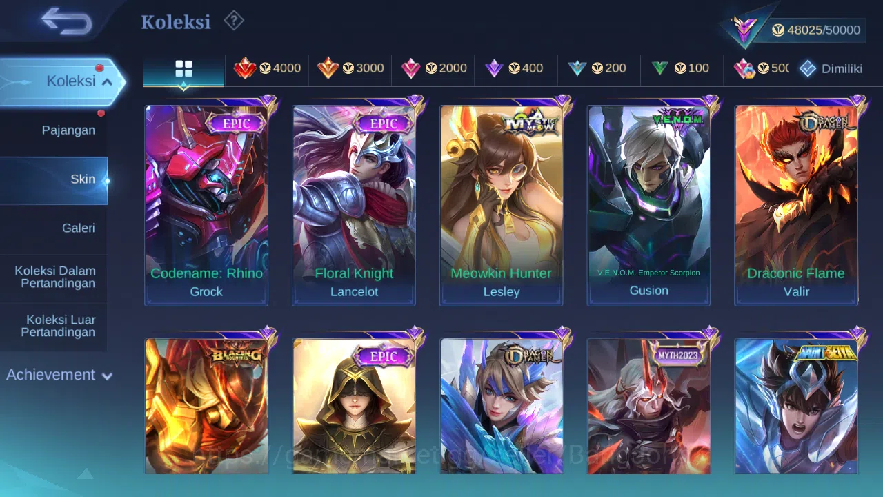 Mobile Legends: Bang Bang Accounts Hero 132 Skin 222 | Luckybox Karina | CC Natalia | image 7