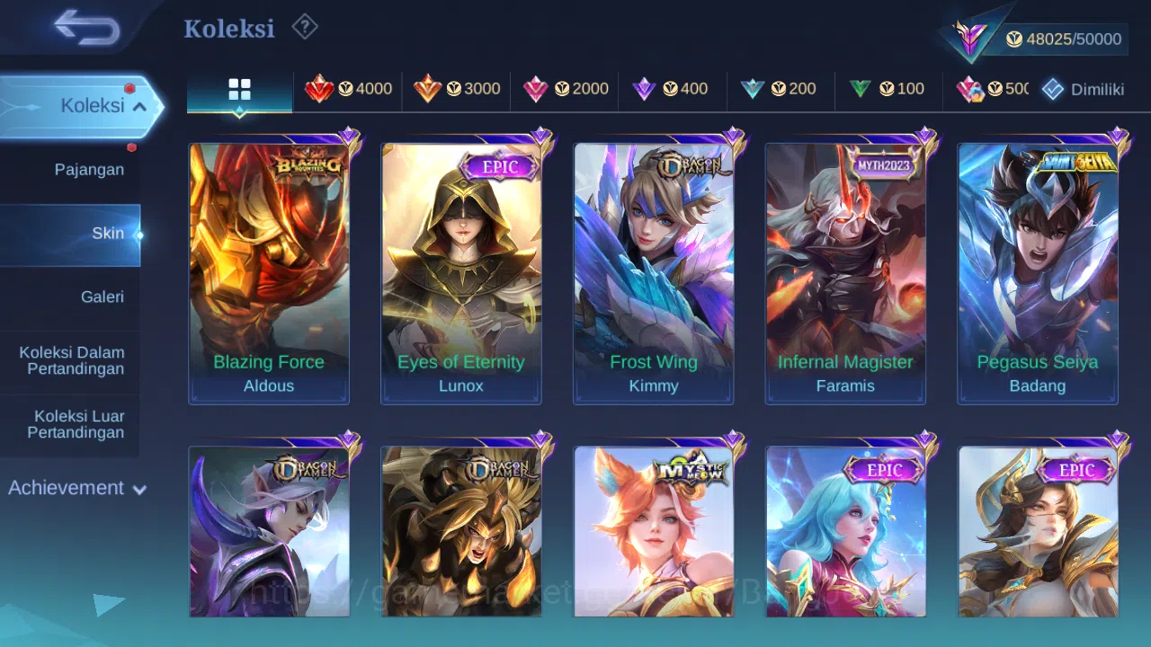 Mobile Legends: Bang Bang Accounts Hero 132 Skin 222 | Luckybox Karina | CC Natalia | image 8