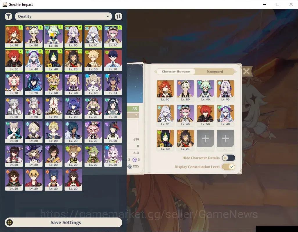 Genshin Impact Accounts Others Asia|AR 55|3 Limited 2(*5Weap)|(MavuikaC1)+Sign,Citlali,Skirk|MC Male|Take Mail|Check 1