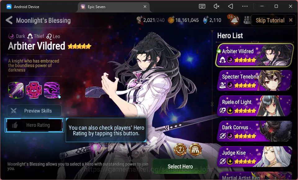 Epic Seven Accounts Global Unverif|5 ML Salome,A Tywin,L Krau,etc|PoH  image 12