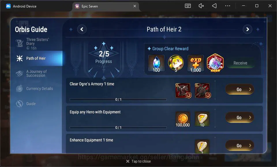 Epic Seven Accounts Global Unverif|5 ML Salome,A Tywin,L Krau,etc|PoH  image 13