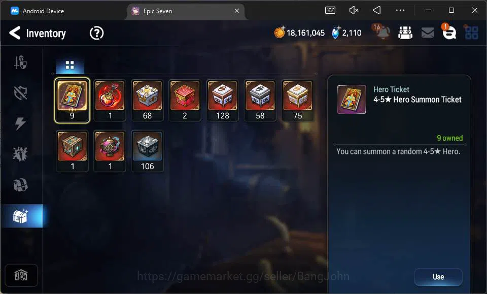 Epic Seven Accounts Global Unverif|5 ML Salome,A Tywin,L Krau,etc|PoH  image 3