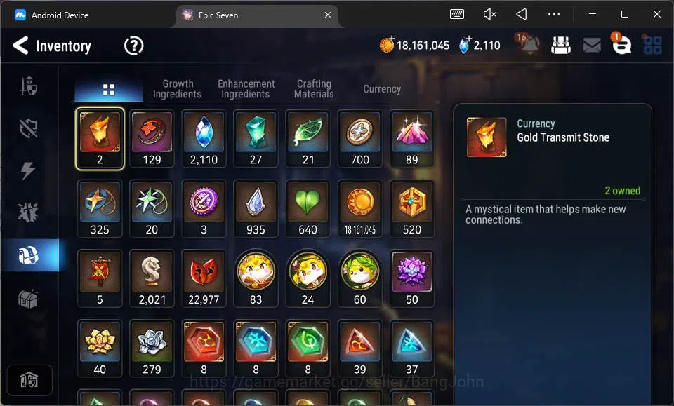 Epic Seven Accounts Global Unverif|5 ML Salome,A Tywin,L Krau,etc|PoH  image 4