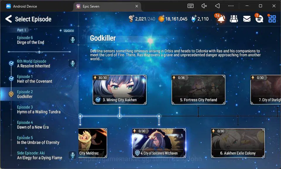 Epic Seven Accounts Global Unverif|5 ML Salome,A Tywin,L Krau,etc|PoH  image 8
