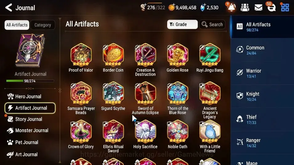 Epic Seven Accounts High-End ASIA Unverif|13 ML(Schol Nurse Yulha,Rhiana&Luciel,BArunka,ZIO,Etc)+Setsuka,Eye AB 11
