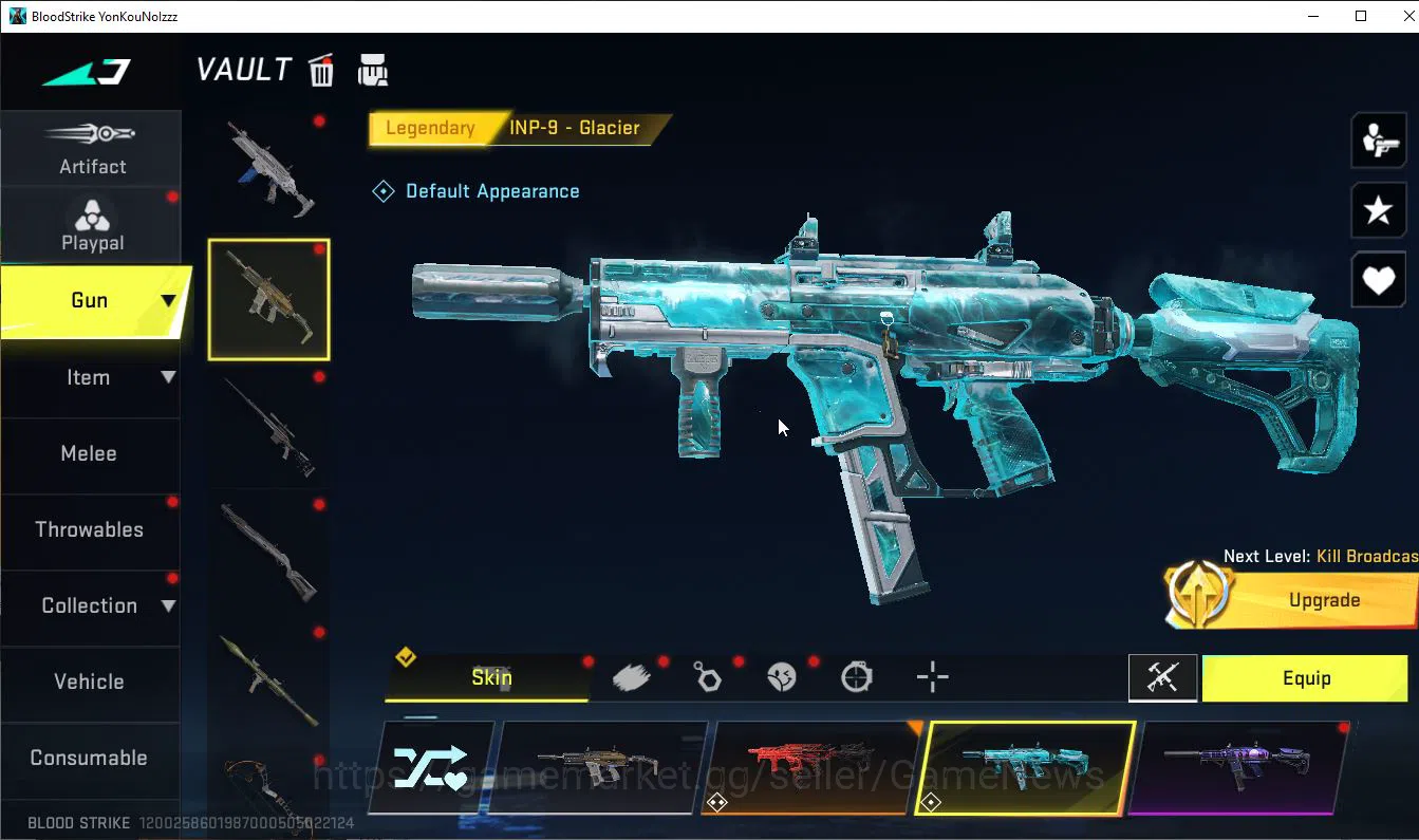 Blood Strike Accounts ASIA|4 ULTRA [JET,INP-9,P90,FN2000]+10 Legendary [ image 5