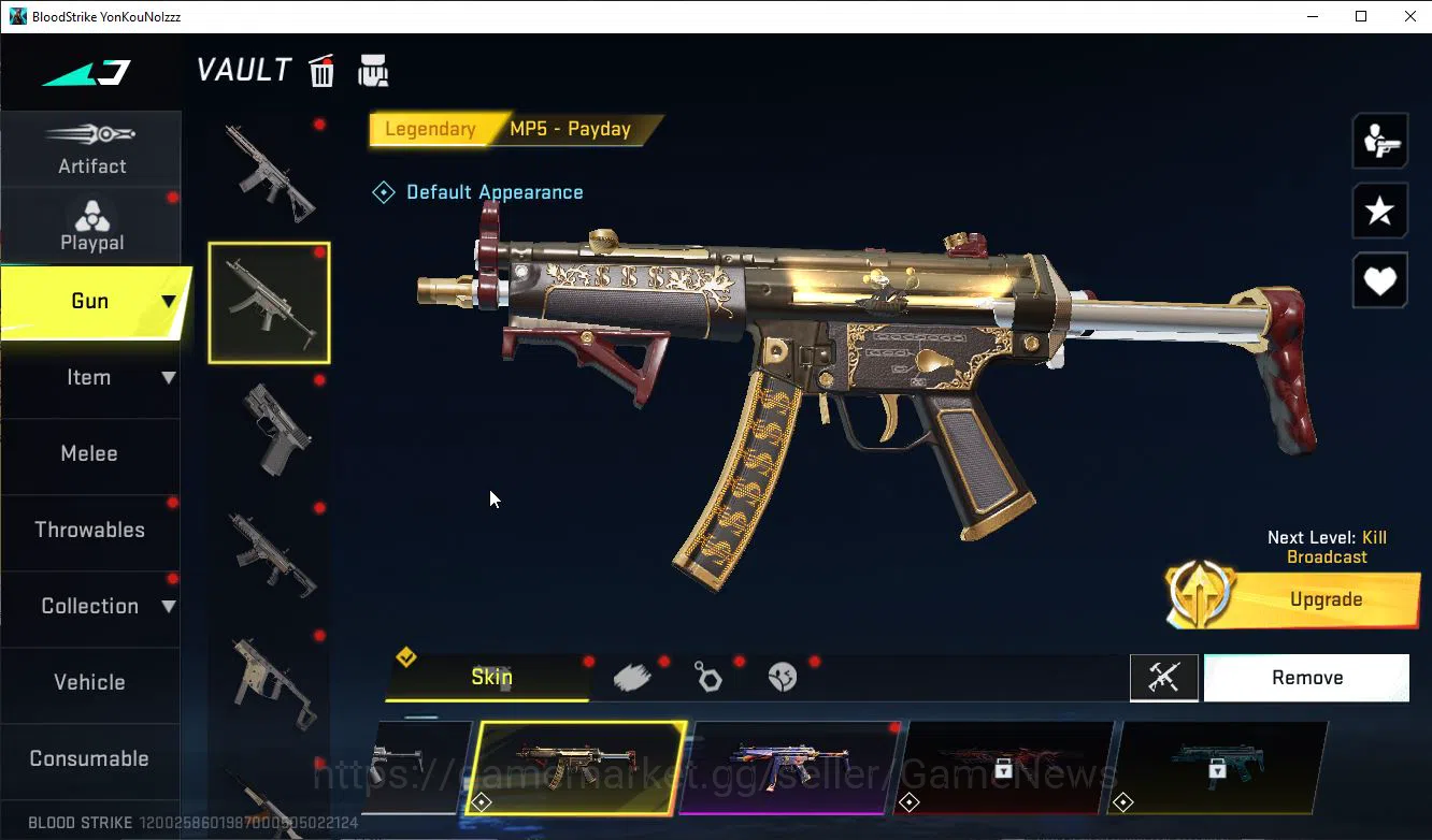 Blood Strike Accounts ASIA|4 ULTRA [JET,INP-9,P90,FN2000]+10 Legendary [ image 9