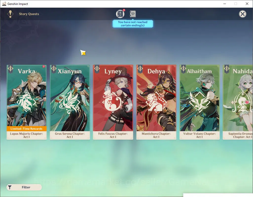 Genshin Impact Accounts Asia|AR 57|10 Limited +7(*5weapon)|(Arataki Itto,M image 12
