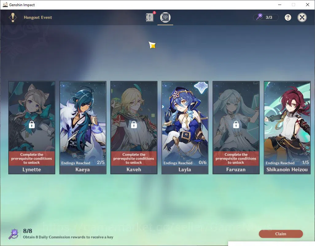 Genshin Impact Accounts Asia|AR 57|10 Limited +7(*5weapon)|(Arataki Itto,M image 13