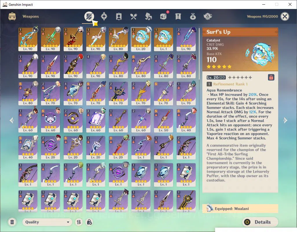 Genshin Impact Accounts Asia|AR 57|10 Limited +7(*5weapon)|(Arataki Itto,M image 5