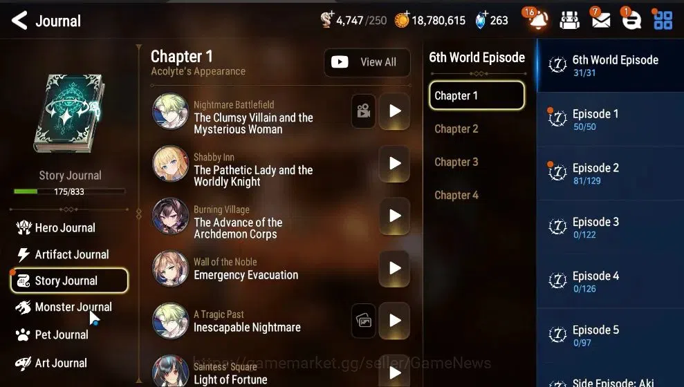 Epic Seven Accounts High-End GLOBAL UnVerif|10 ML(Salome,EIlynav,Belian,BM Haste,etc)+Aby Fumyr,Setsuka,etc|PoH ON|158K 8