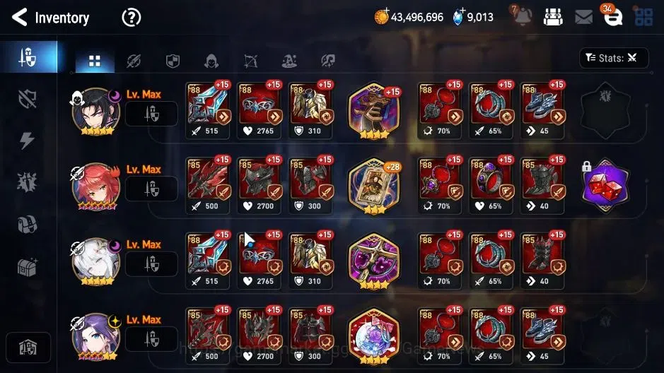 Epic Seven Accounts Limited Hero GLOBAL|UnVerif|7 ML(School Nurse Yulha,Salome,NM Luna,Etc),Ivana,AFS Flan,Landy|Poh ON|939 14