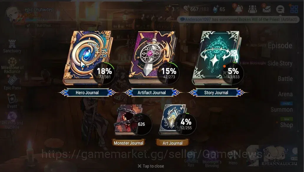 Epic Seven Accounts GLOBAL Unverif|NewEra|2 ML (Salome, RViolet)+Kise, image 3