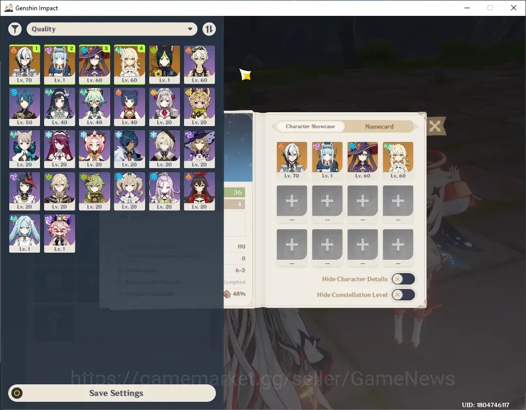 ASIA|AR 36|2 Limited + 1 (*5 Weapon)| (Arlecchino,Ineffa) |2 Standard Tighnari,Mona|Female MC|Take Mail|Check SS|GI8025 Genshin Impact Accounts Starter ASIA|AR 36|2 Limited + 1 (*5 Weapon)| (Arlecchino,Ineffa) |2 Standard Tighnari,Mona|Female