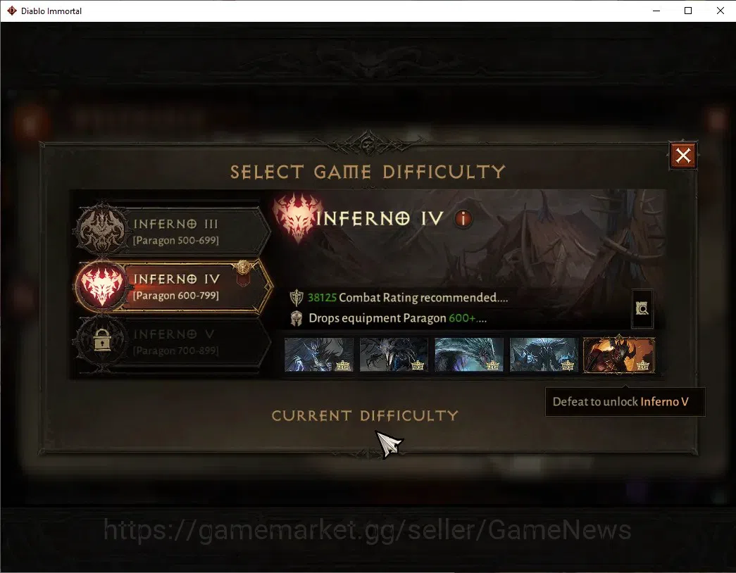 Diablo Immortal Accounts SEA - Oza|CS ON|Lv60(664)|Wizard|39k CR|Reso 420|P image 10