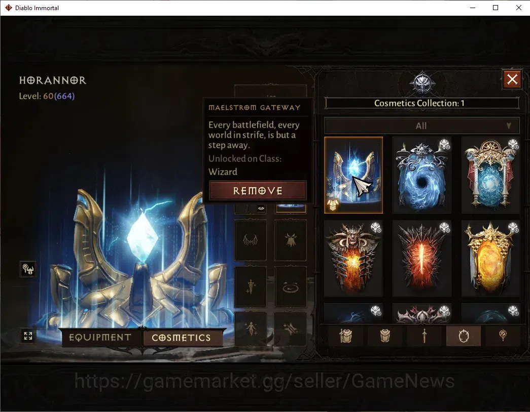 Diablo Immortal Accounts SEA - Oza|CS ON|Lv60(664)|Wizard|39k CR|Reso 420|P image 7