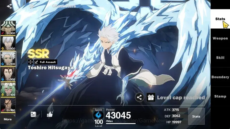 BLEACH: Soul Resonance Accounts NuverseSEA|LV 78|17 SSR[UrahB4,ToshiB1,Aizen,IchiB image 10