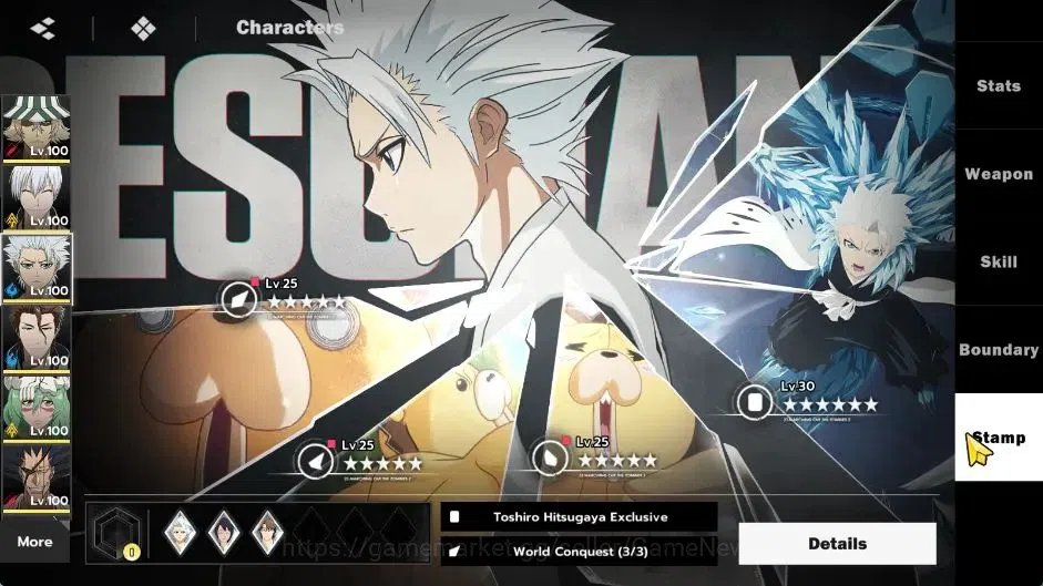 BLEACH: Soul Resonance Accounts NuverseSEA|LV 78|17 SSR[UrahB4,ToshiB1,Aizen,IchiB image 13