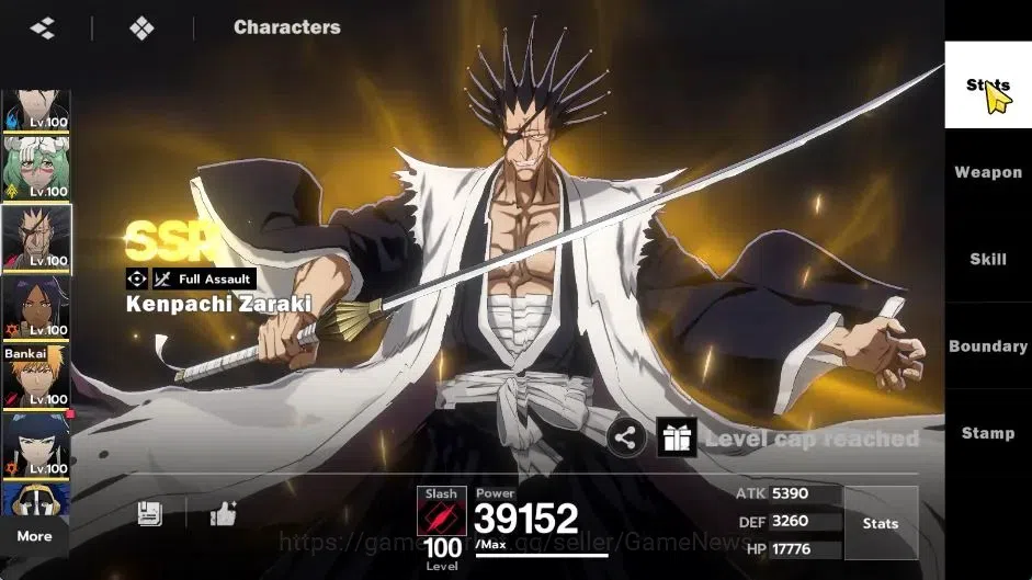 BLEACH: Soul Resonance Accounts NuverseSEA|LV 78|17 SSR[UrahB4,ToshiB1,Aizen,IchiB image 20