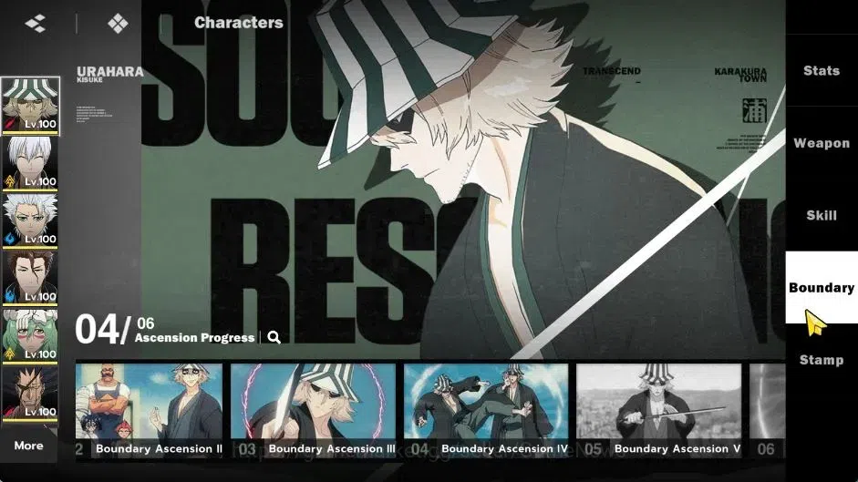 BLEACH: Soul Resonance Accounts NuverseSEA|LV 78|17 SSR[UrahB4,ToshiB1,Aizen,IchiB image 5