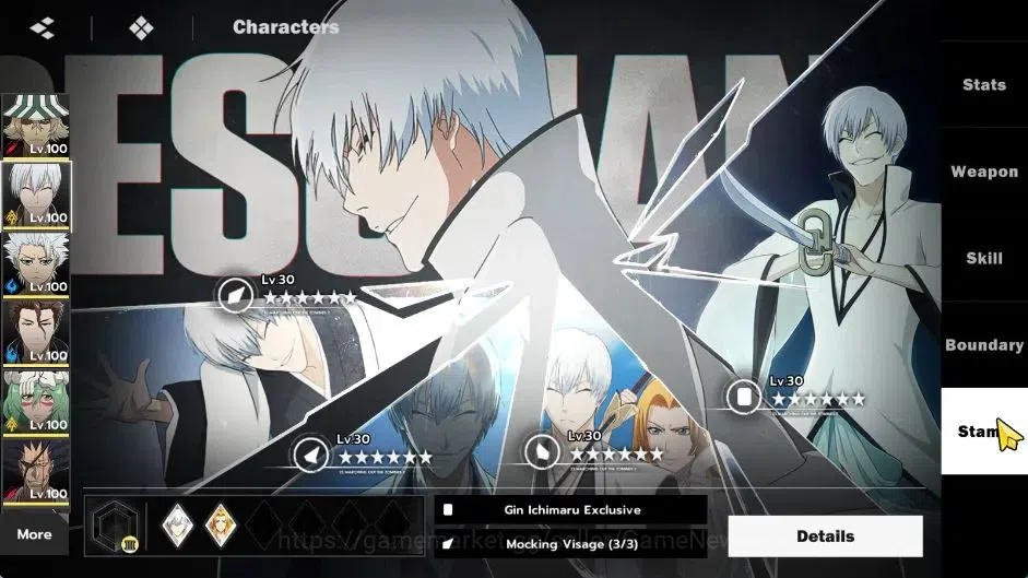 BLEACH: Soul Resonance Accounts NuverseSEA|LV 78|17 SSR[UrahB4,ToshiB1,Aizen,IchiB image 9