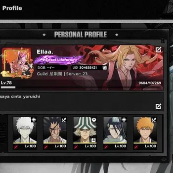 BLEACH: Soul Resonance Accounts NuverseSEA|LV 78|17 SSR[UrahB4,ToshiB1,Aizen,IchiB image 1