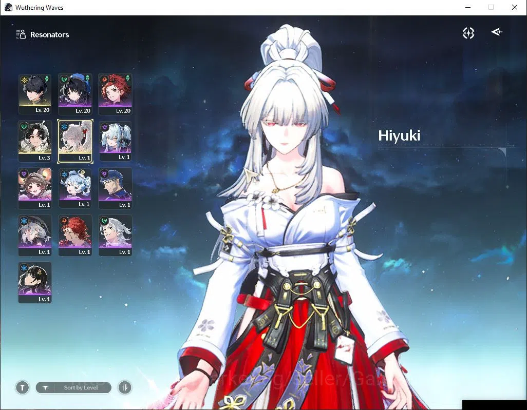 Wuthering Waves Accounts SEA|UL 20|1 Limited| Hiyuki+Sign |Data Bank Lv 01| image 2