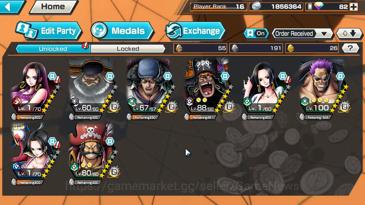 One Piece Bounty Rush Accounts Global|5EX 1MAX|5Elder Saturn,BP Kuzan,4Eemperor T image 15