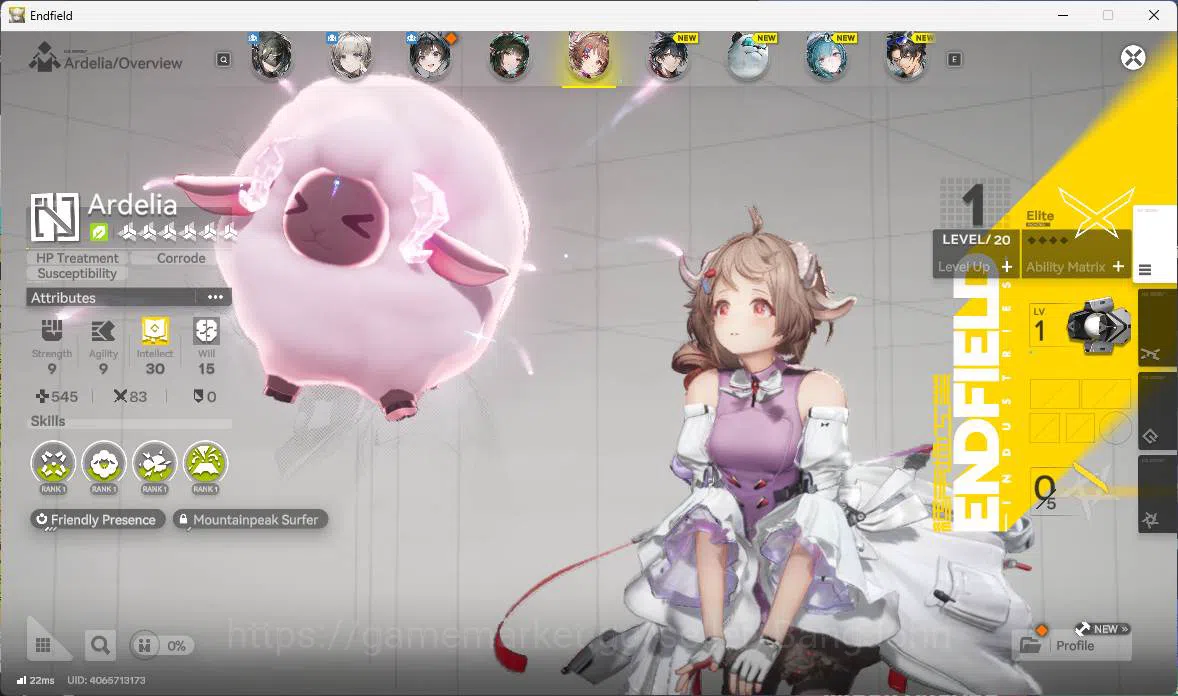 Arknights: Endfield Accounts ASIA | Starter Zhuang fungyi, Ardelia, WP 6s 3, mo image 2