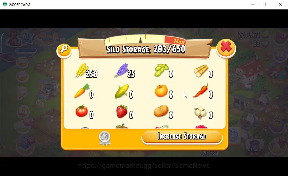Hay Day Accounts Level 41 | Barn Storage 1100 + Silo Storage 650 |  image 11