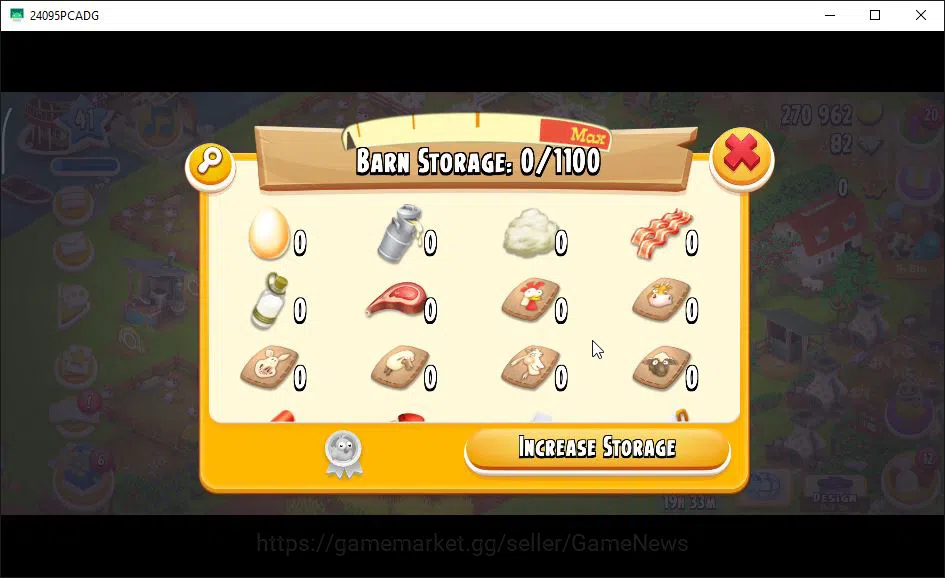 Hay Day Accounts Level 41 | Barn Storage 1100 + Silo Storage 650 |  image 12