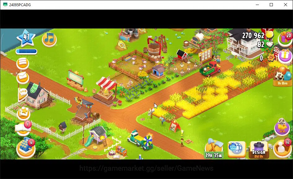 Hay Day Accounts Level 41 | Barn Storage 1100 + Silo Storage 650 |  image 2