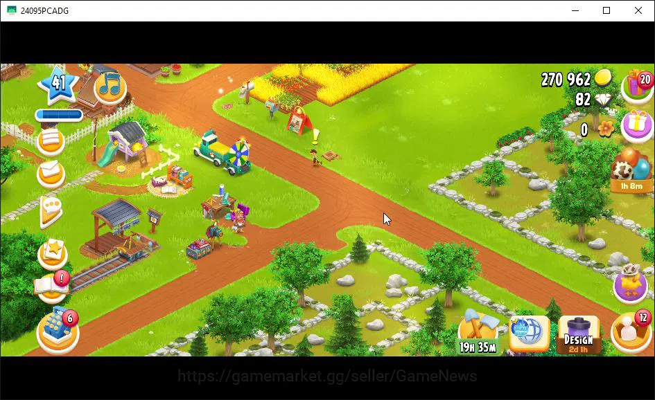 Hay Day Accounts Level 41 | Barn Storage 1100 + Silo Storage 650 |  image 3
