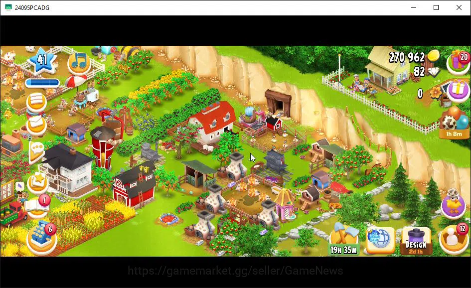 Hay Day Accounts Level 41 | Barn Storage 1100 + Silo Storage 650 |  image 4