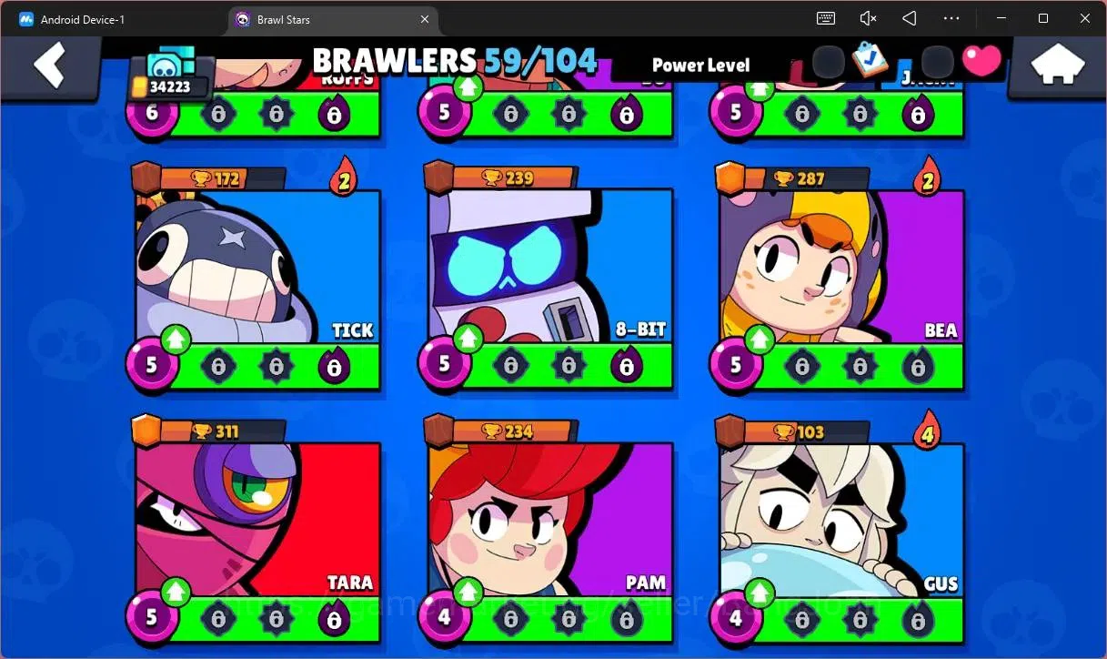 Brawl Stars Accounts Global | 34223 Thropy|59 Brawler|14 Max Hypercharg image 10