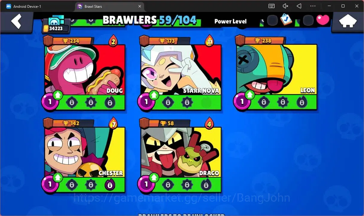 Brawl Stars Accounts Global | 34223 Thropy|59 Brawler|14 Max Hypercharg image 14
