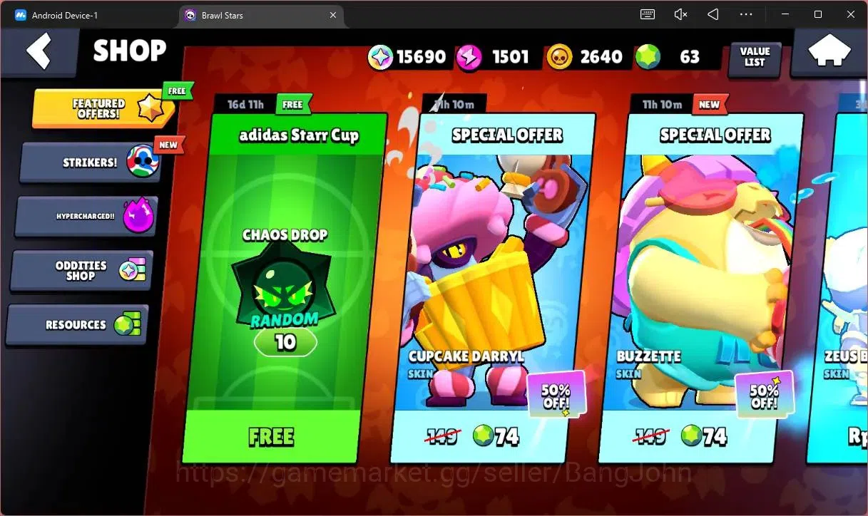 Brawl Stars Accounts Global | 34223 Thropy|59 Brawler|14 Max Hypercharg image 4