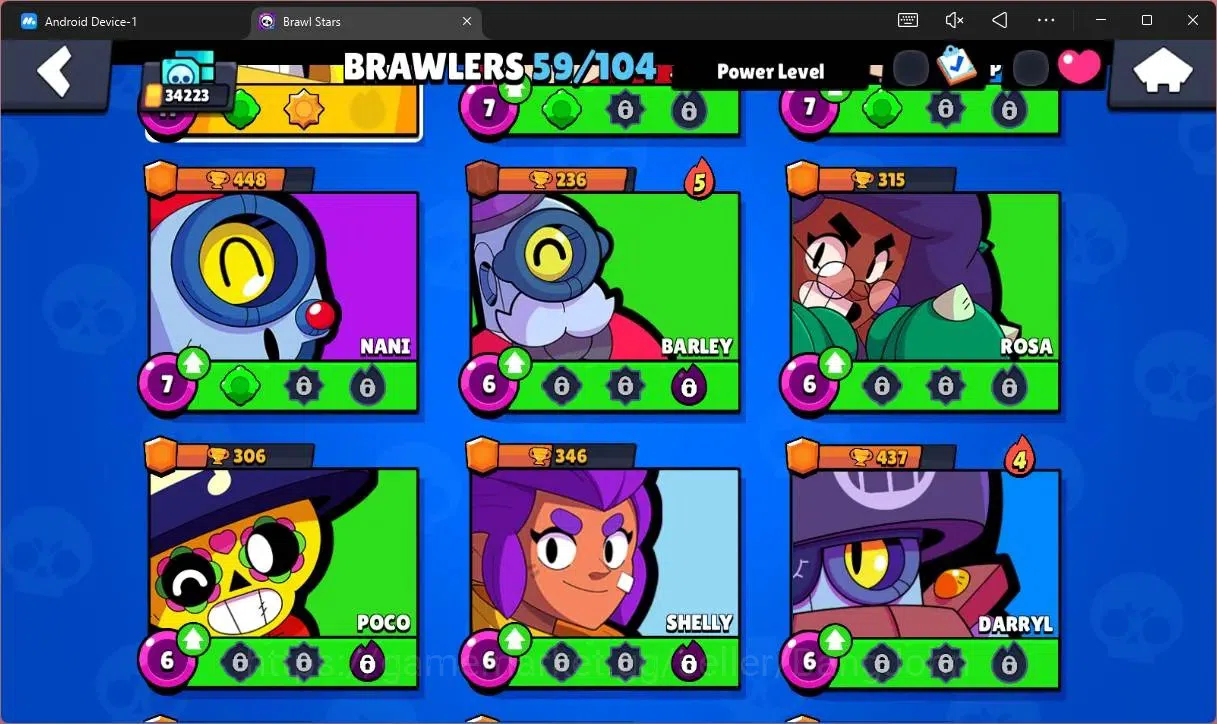 Brawl Stars Accounts Global | 34223 Thropy|59 Brawler|14 Max Hypercharg image 8