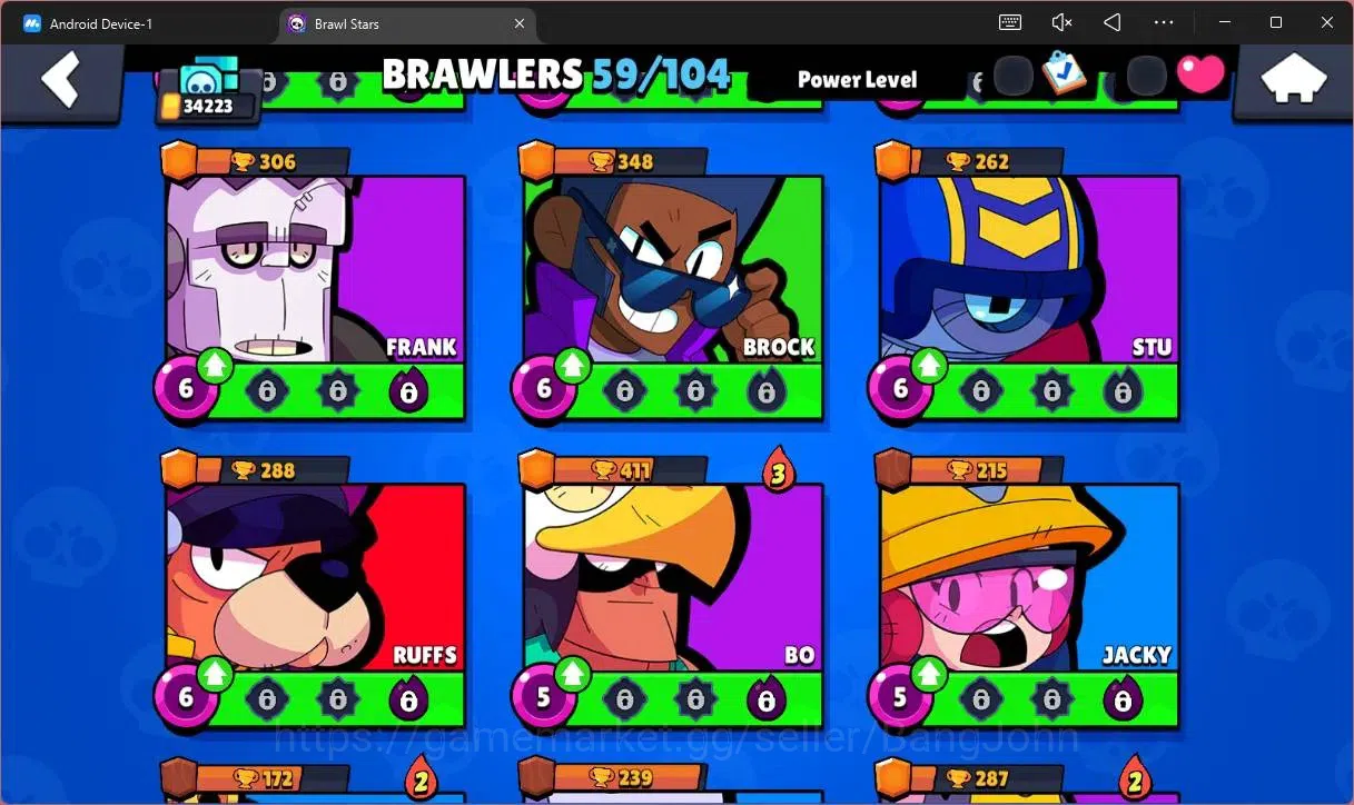 Brawl Stars Accounts Global | 34223 Thropy|59 Brawler|14 Max Hypercharg image 9