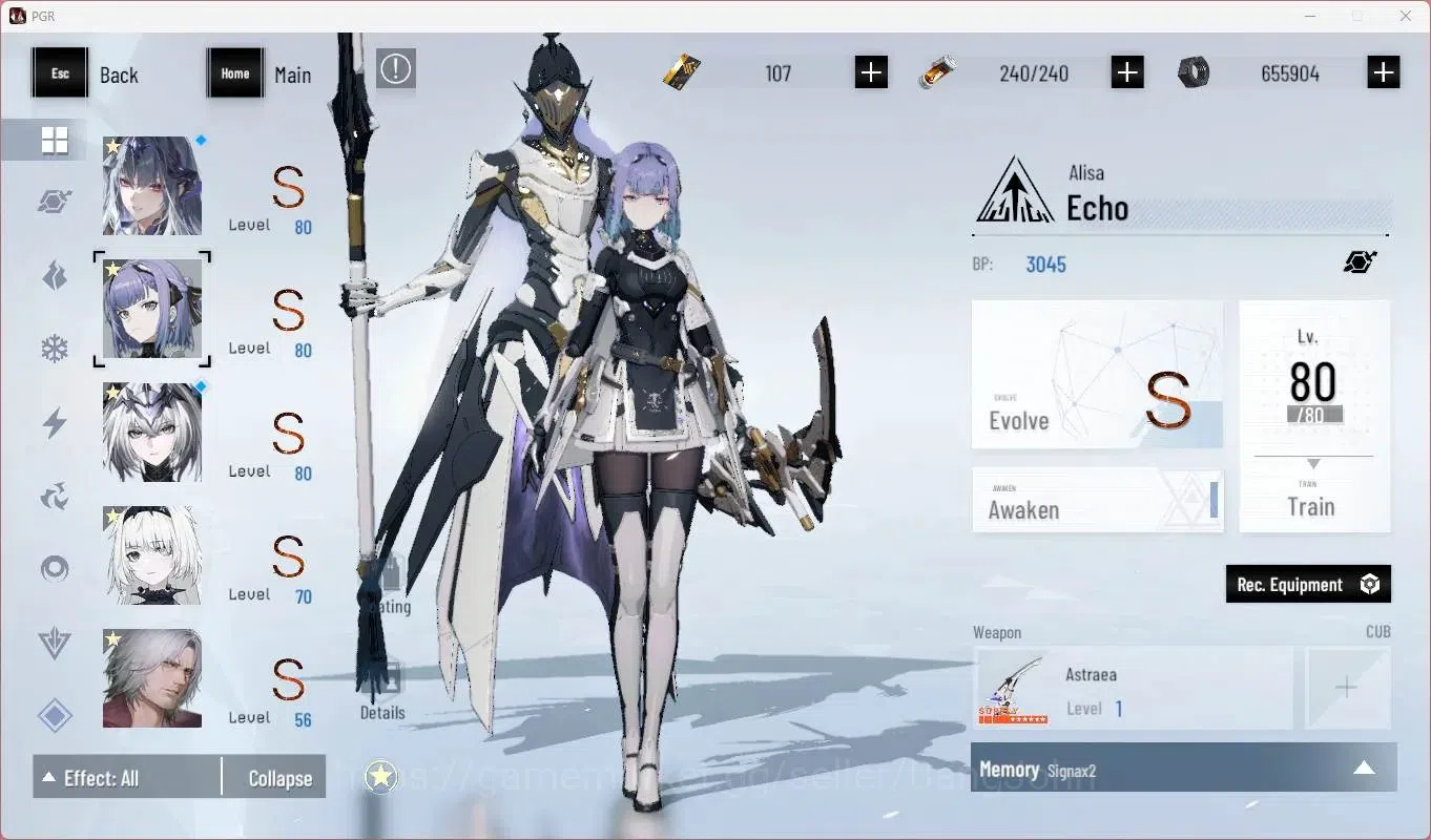 Punishing: Gray Raven Accounts Starter ASIA |L86|SSS Discord S,(SS Qu S,S Lucia CW,S Lucia P,SS Lilith D)+Sign Etc|BC 107|YC 13
