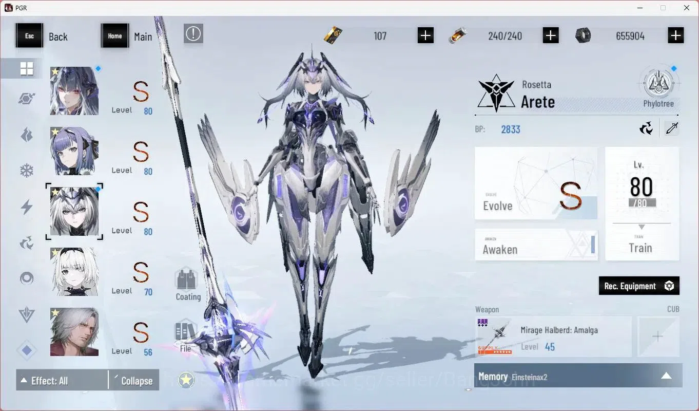 Punishing: Gray Raven Accounts Starter ASIA |L86|SSS Discord S,(SS Qu S,S Lucia CW,S Lucia P,SS Lilith D)+Sign Etc|BC 107|YC 14