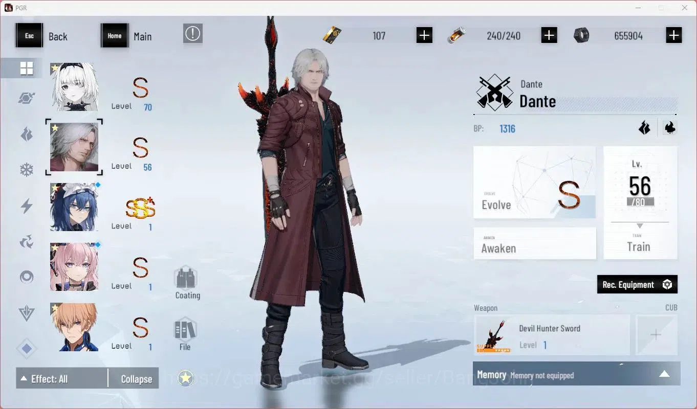 Punishing: Gray Raven Accounts Starter ASIA |L86|SSS Discord S,(SS Qu S,S Lucia CW,S Lucia P,SS Lilith D)+Sign Etc|BC 107|YC 16