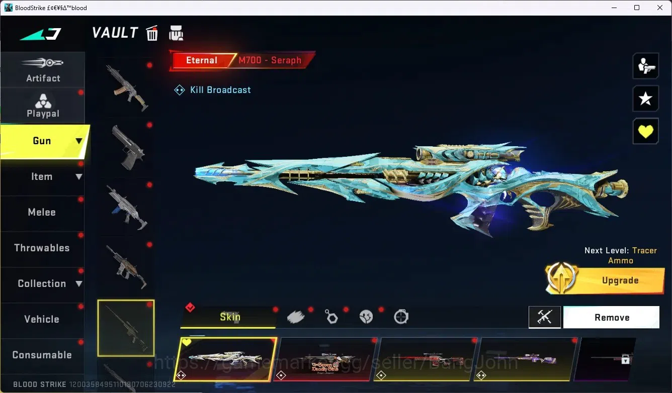 Blood Strike Accounts ASIA|4 Eternal Gun|7 Collab Gun|1 Limited Gun|3 Ul image 10