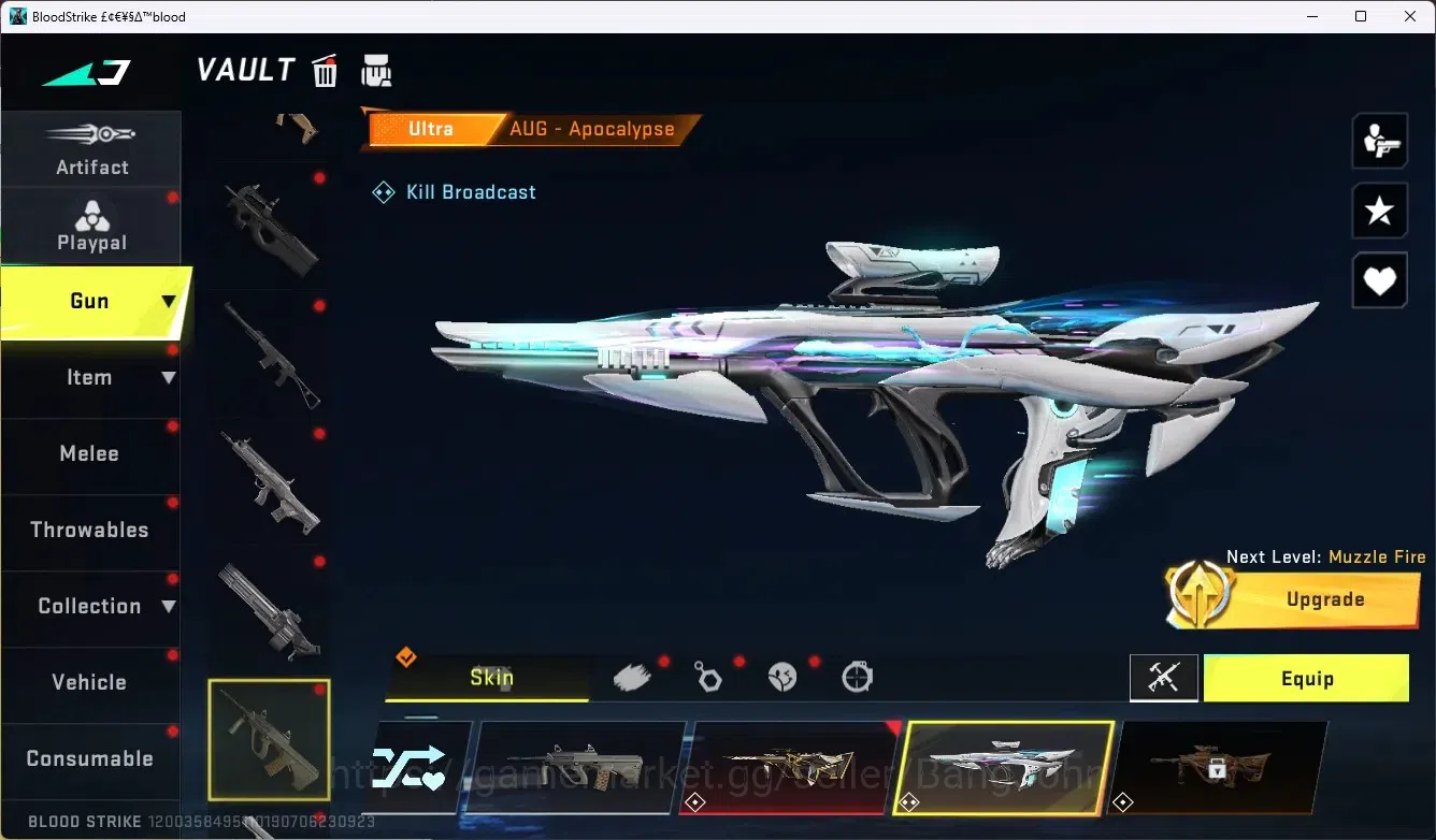 Blood Strike Accounts ASIA|4 Eternal Gun|7 Collab Gun|1 Limited Gun|3 Ul image 13
