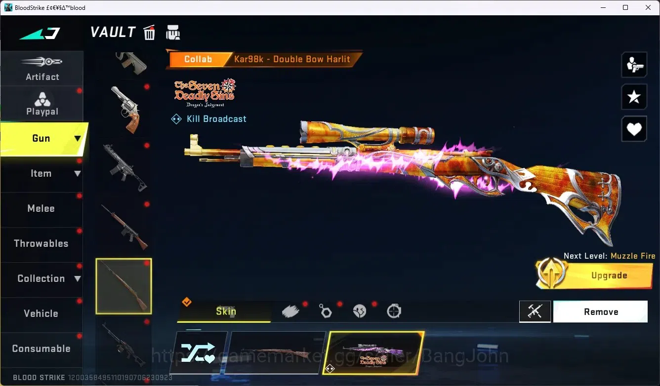 Blood Strike Accounts ASIA|4 Eternal Gun|7 Collab Gun|1 Limited Gun|3 Ul image 15